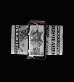 Round Island Lighthouse Money Clip