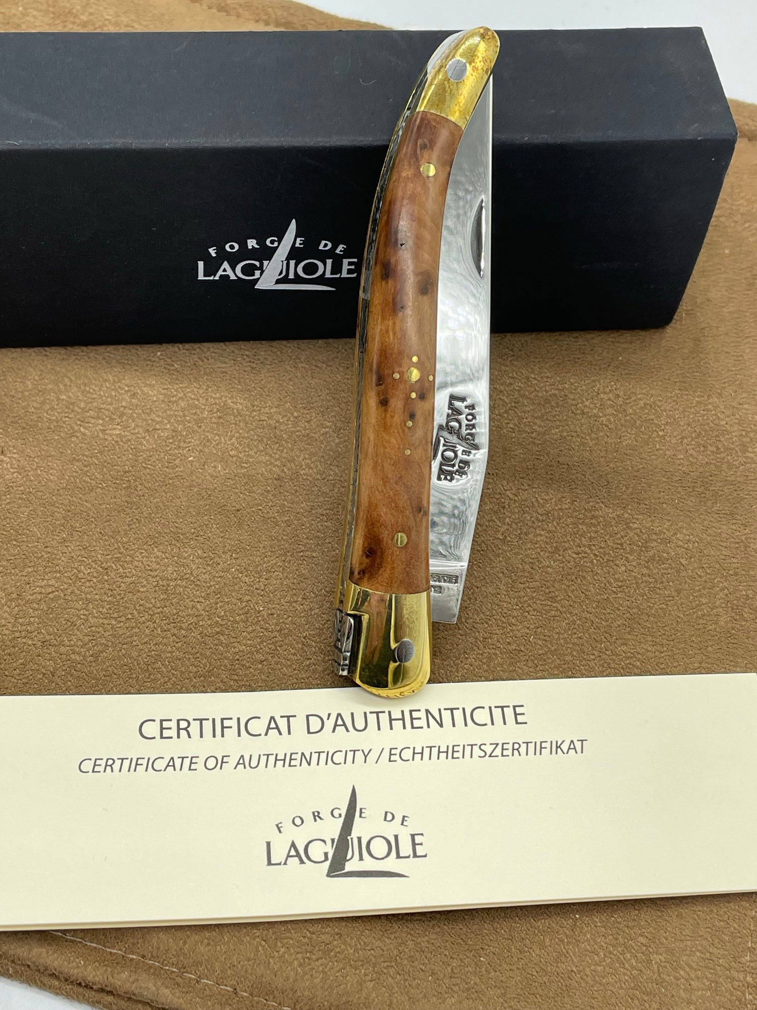 Laguiole Thuya Wooden Pocket knife