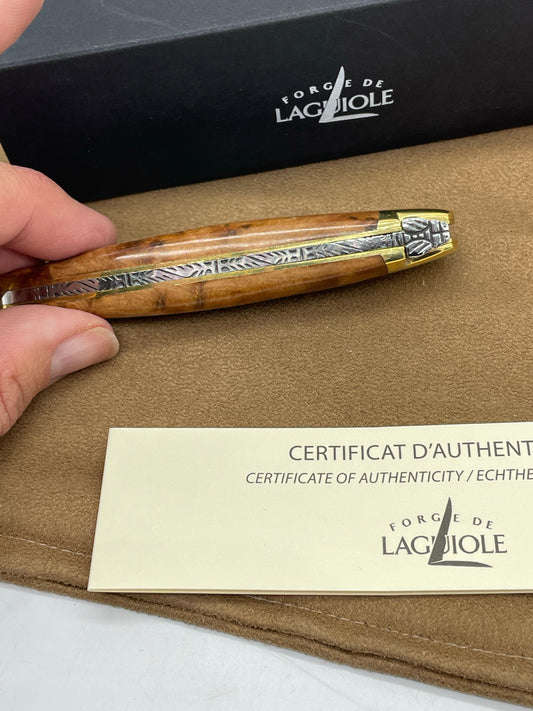 Laguiole Thuya Wooden Pocket knife