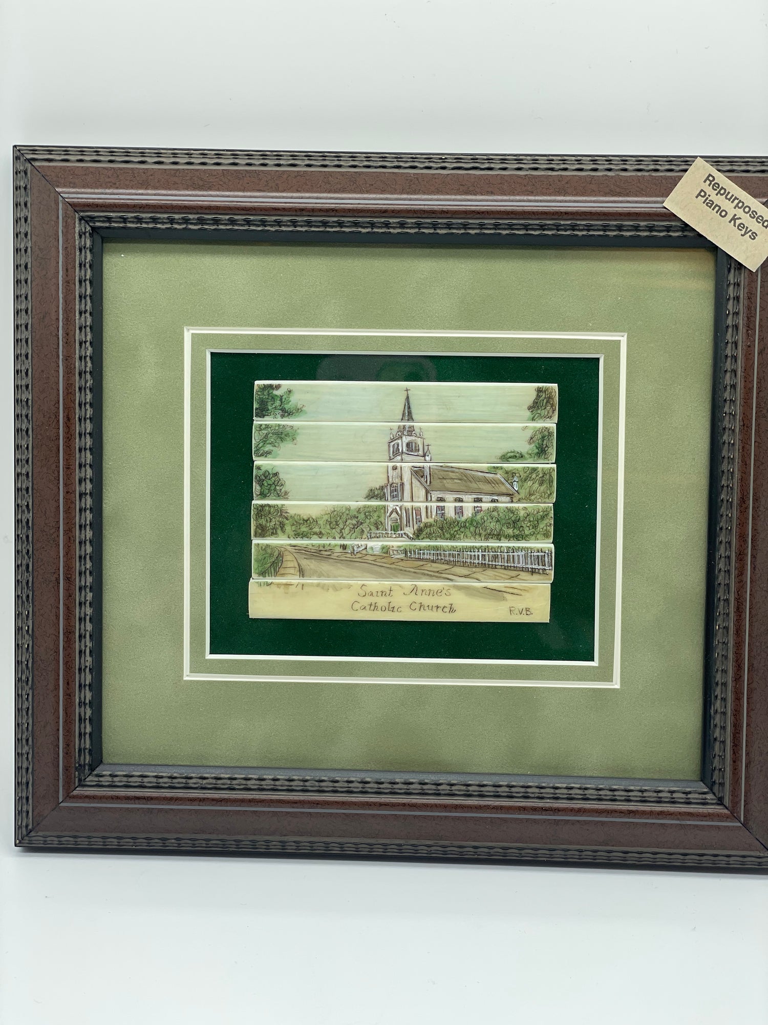 St. Anne’s Church Repurpose Piano Key Art