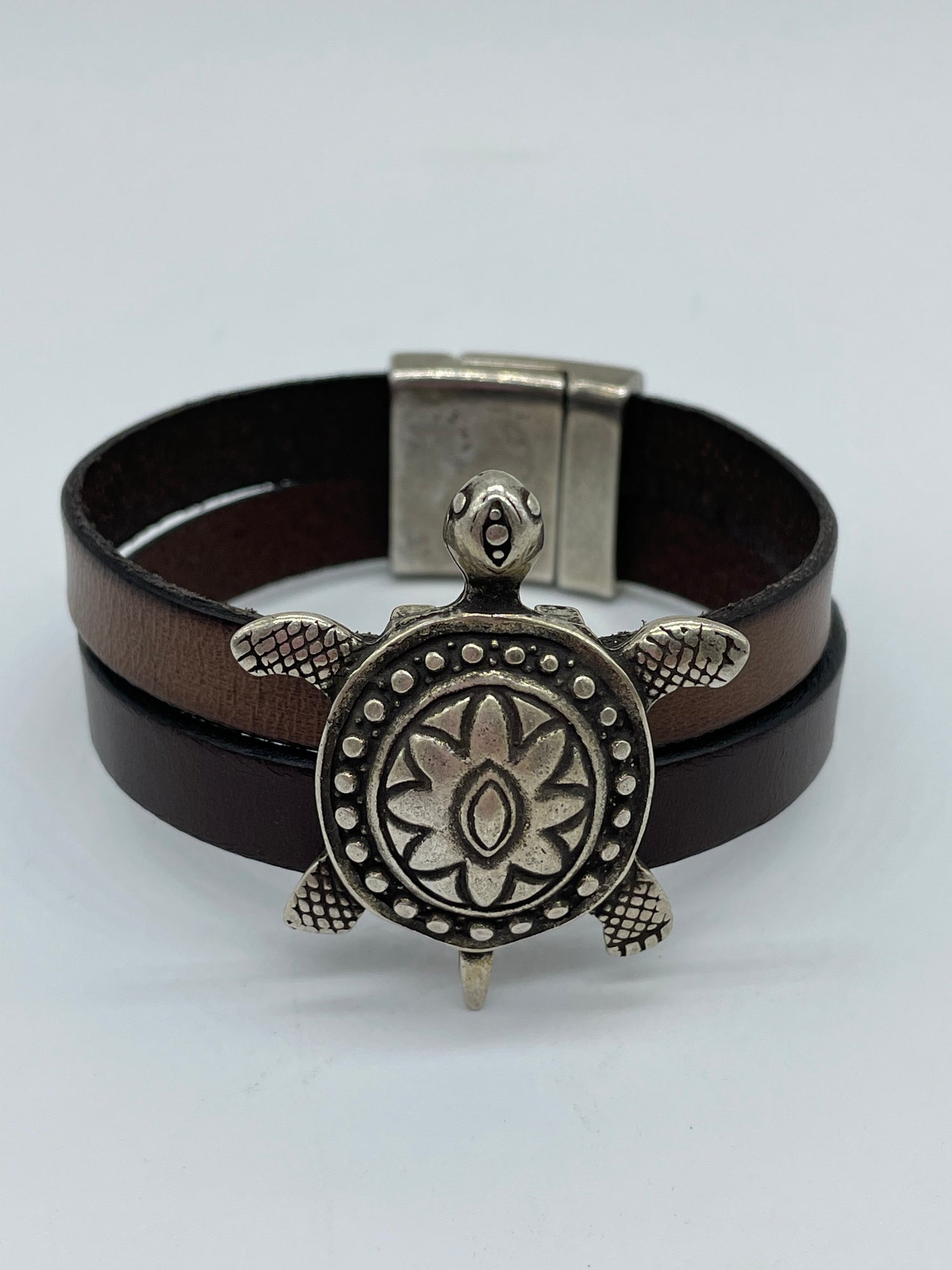 Turtle Leather Bracelet