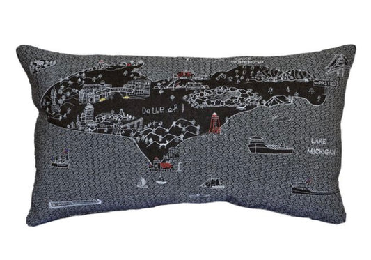 Michigans Upper Peninsula Pillow
