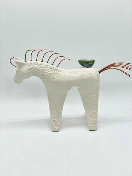 Hand Crafted Ceramic Horse