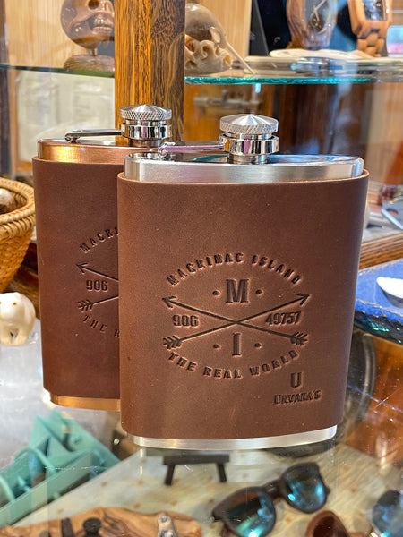 URVANA’S Leather Flask
