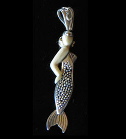 Art Deco Mermaid Pendant